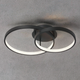 Ceiling Light 54W 2500lm 3000K 450mm Black Ceiling Light 54W 2500lm 3000K 450mm Black